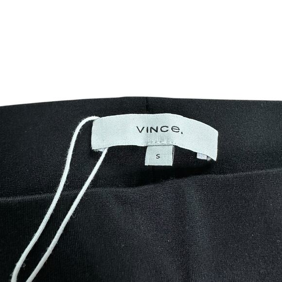 VINCE Women's Black Leggings Pants Size Small NWT Cropped Ponte Knit - Picture 6 of 10